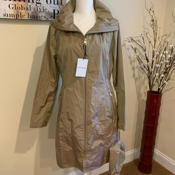 cole haan packable hooded jacket